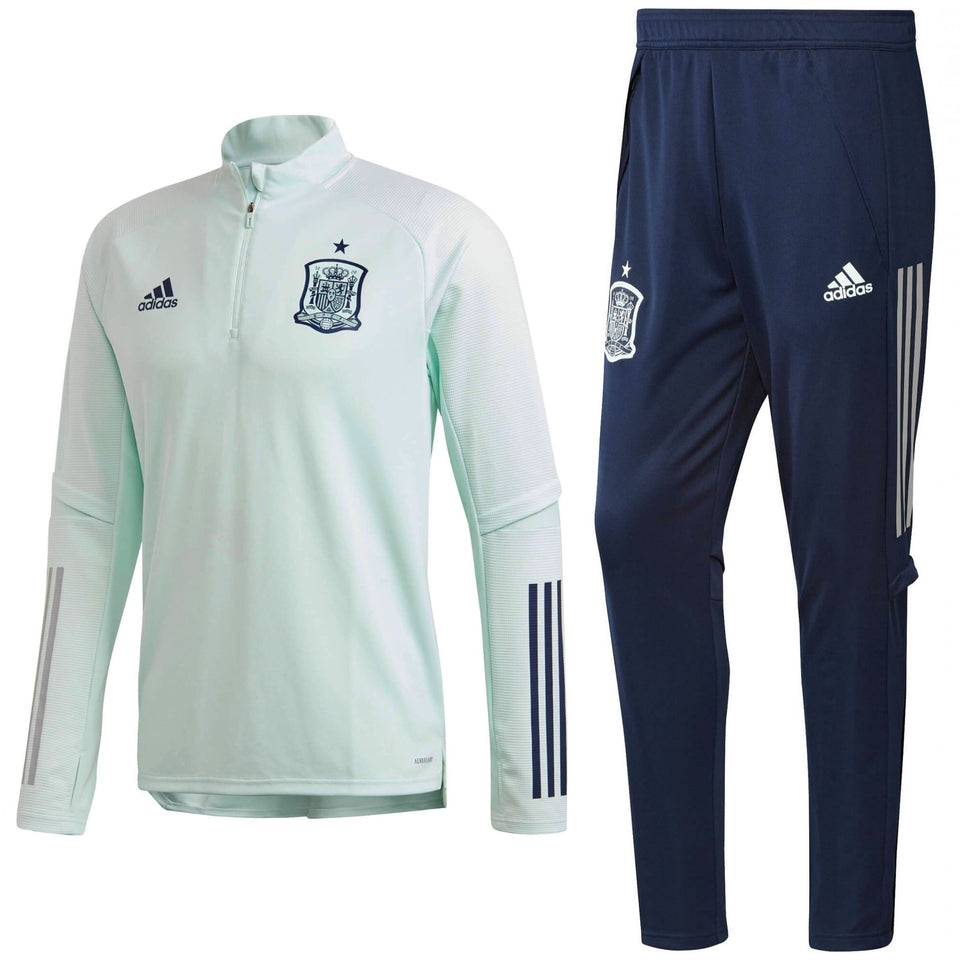 Spain training technical Soccer tracksuit 2020/21 water green - Adidas