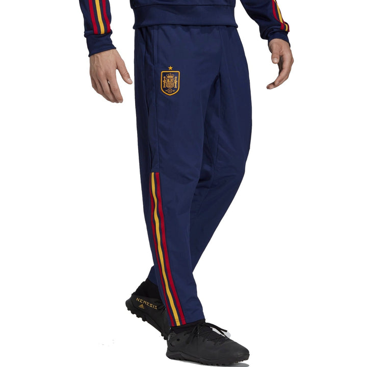 Spain navy presentation Soccer tracksuit 2022/23 - Adidas