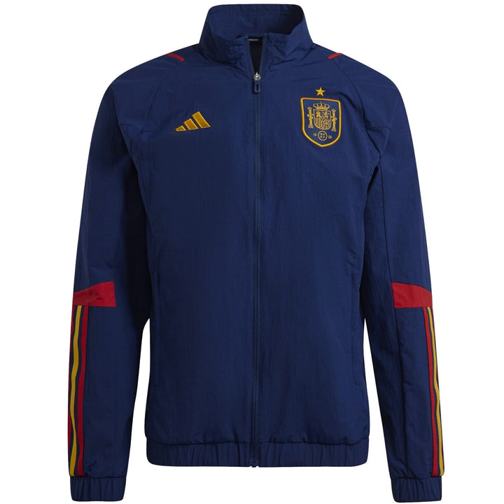 Spain navy presentation Soccer tracksuit 2022/23 - Adidas