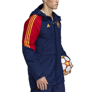 Spain winter bench parka jacket 2022/23 navy/red - Adidas