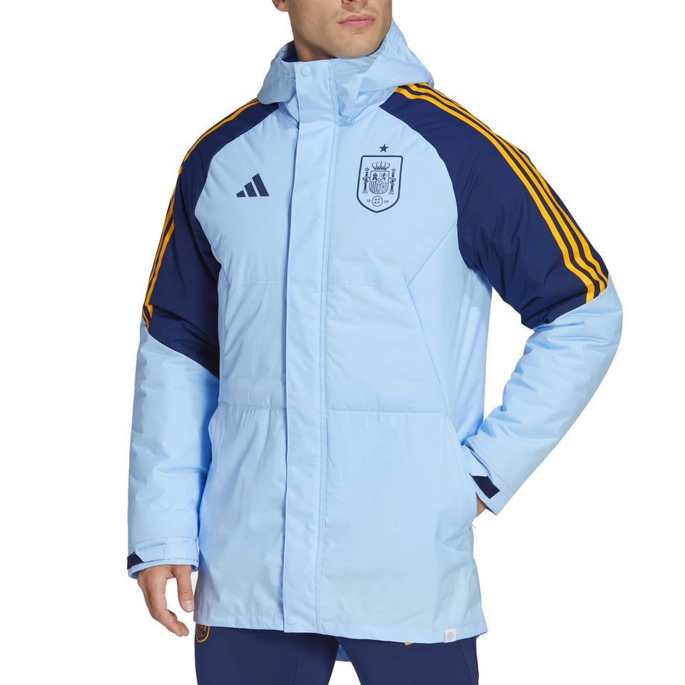 Spain winter bench parka jacket 2022/23 light blue - Adidas