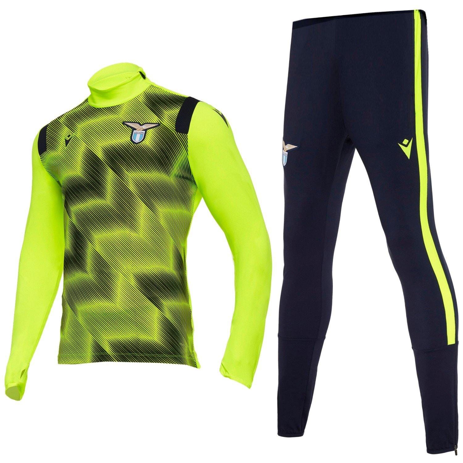 SS Lazio Yellow Training Tracksuit 2020/21 - Macron