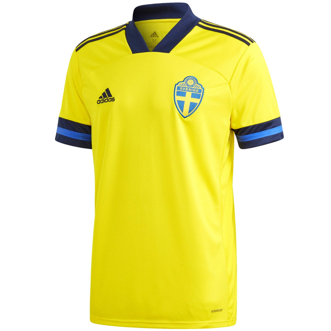 Sweden national team Home soccer jersey 2020/21 - Adidas