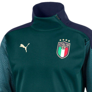 Italy green training technical fleece Soccer tracksuit 2019 - Puma - SoccerTracksuits.com