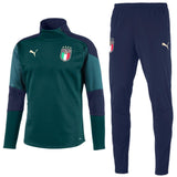 Italy green training technical fleece Soccer tracksuit 2019 - Puma - SoccerTracksuits.com