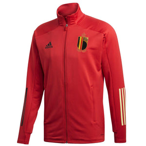 Belgium national Soccer team training bench tracksuit 2020/21 - Adidas - SoccerTracksuits.com
