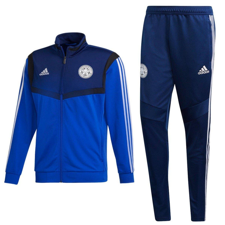 Leicester City training presentation soccer tracksuit 2019/20 - Adidas - SoccerTracksuits.com
