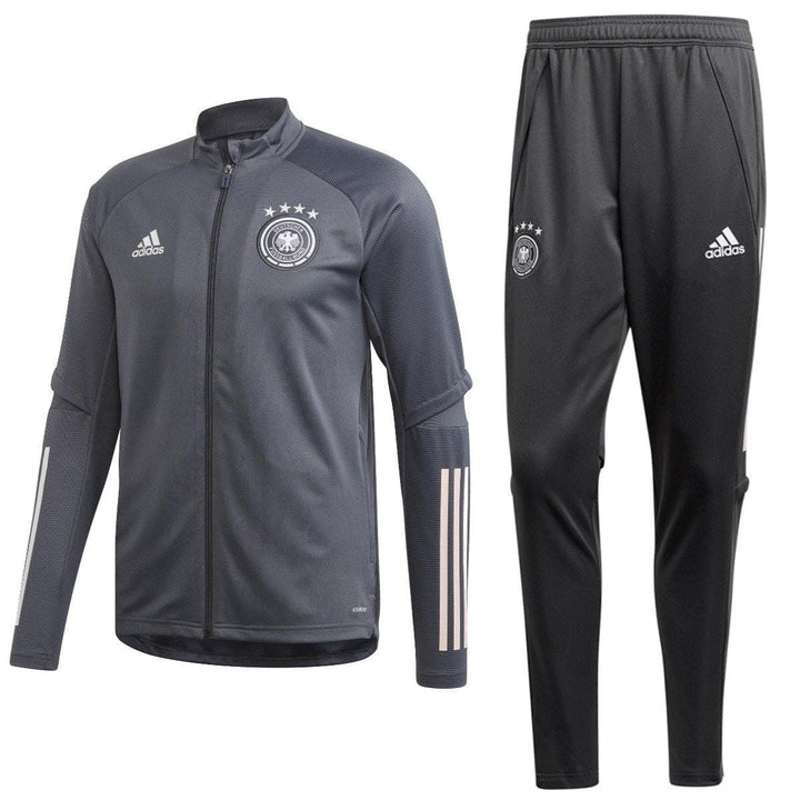 Germany national team grey training Soccer tracksuit 2020/21 - Adidas