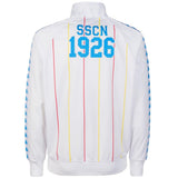 SSC Napoli Limited Edition casual soccer tracksuit 2018/19 white/navy - Kappa - SoccerTracksuits.com