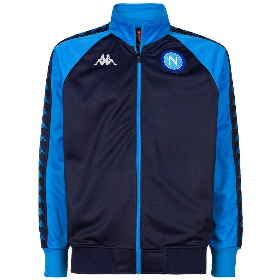 SSC Napoli Limited Edition casual soccer tracksuit 2018/19 navy - Kappa - SoccerTracksuits.com