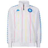 SSC Napoli Limited Edition casual soccer tracksuit 2018/19 white/navy - Kappa - SoccerTracksuits.com