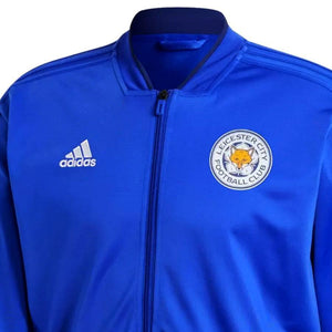 Leicester City blue training presentation soccer tracksuit 2018/19 - Adidas - SoccerTracksuits.com