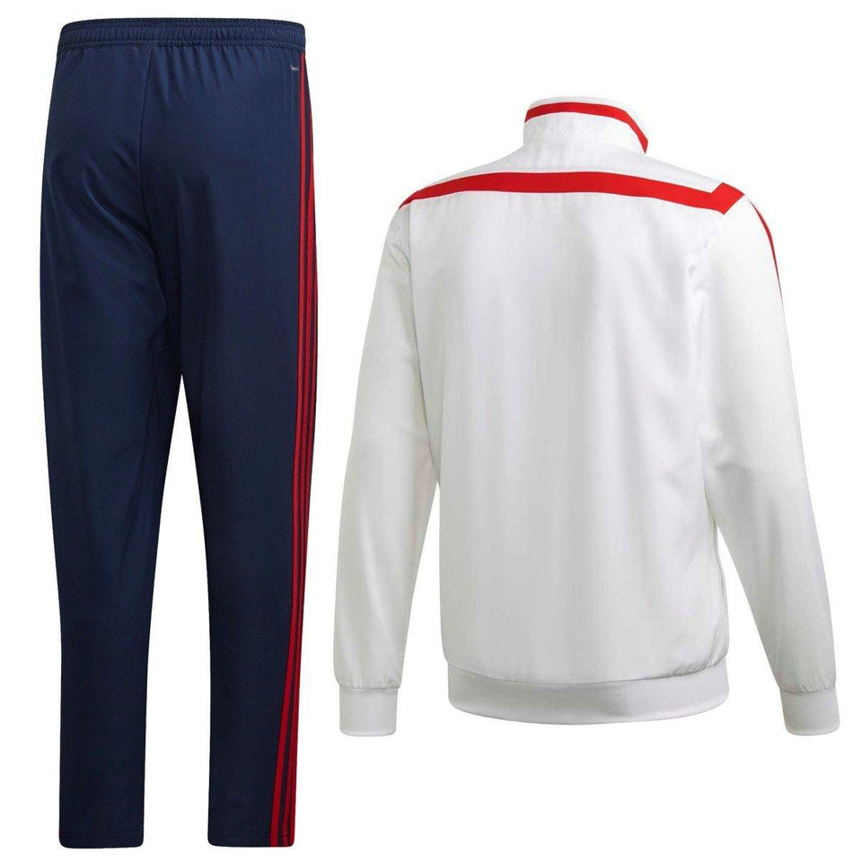 Arsenal presentation Soccer tracksuit white/navy 2020 - Adidas - SoccerTracksuits.com