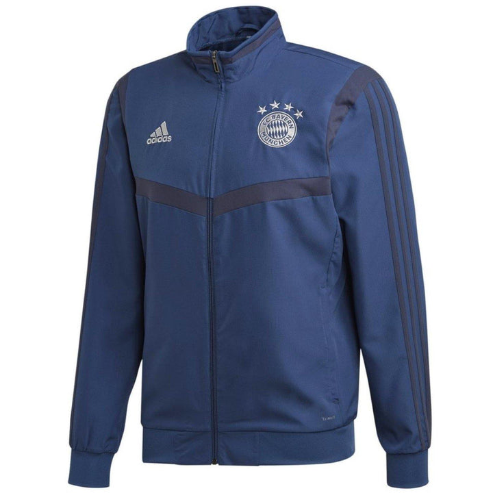 Bayern Munich navy presentation Soccer tracksuit 2019/20 - Adidas