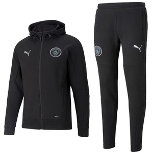 Manchester City hooded Casual presentation tracksuit 2021/22 - Puma