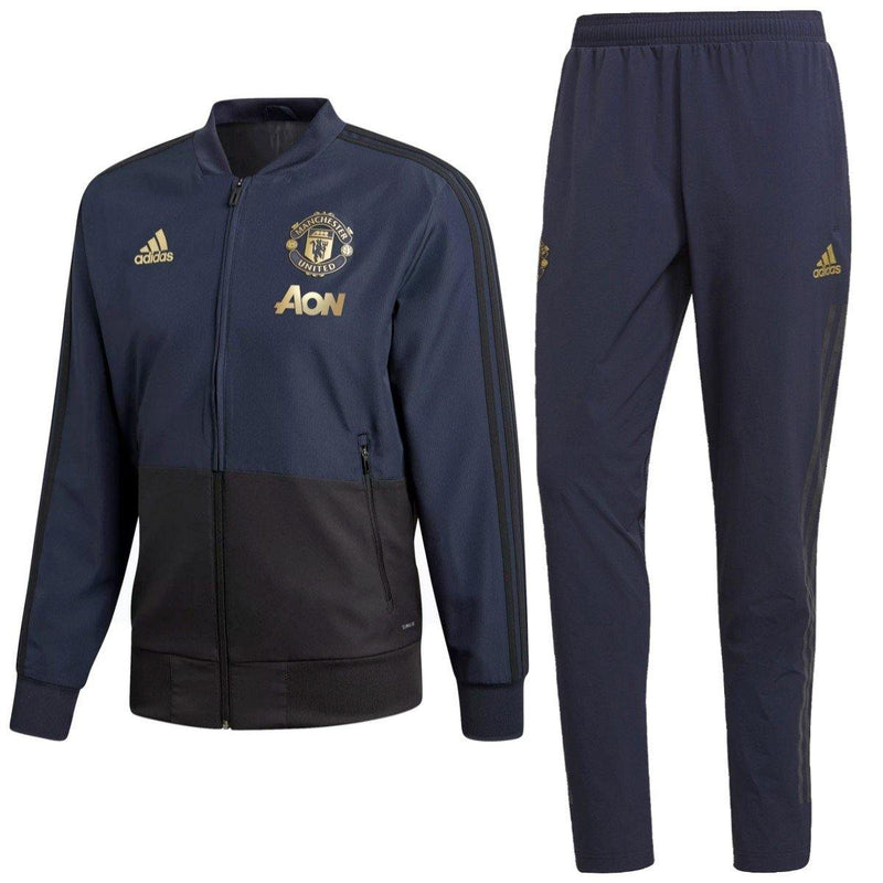 Manchester United training presentation soccer tracksuit UCL 2018