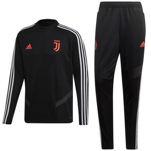 Juventus Soccer black technical training tracksuit 2019/20 - Adidas - SoccerTracksuits.com