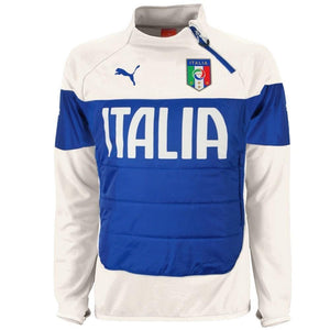 Italy soccer padded training technical tracksuit 2016 white - Puma - SoccerTracksuits.com