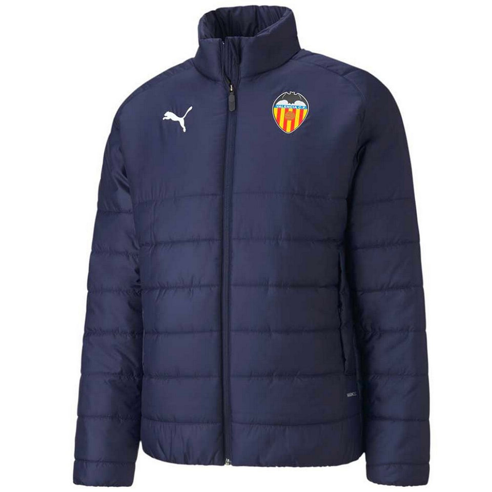 Valencia CF soccer padded bomber jacket 2020/21 navy - Puma