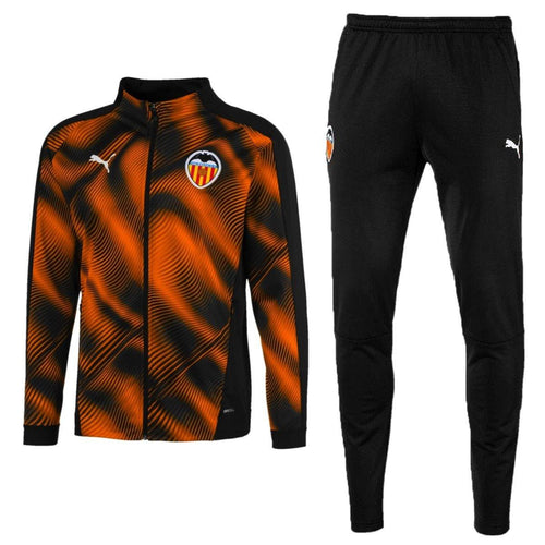 Valencia CF pre-match presentation soccer tracksuit 2019/20 - Puma - SoccerTracksuits.com