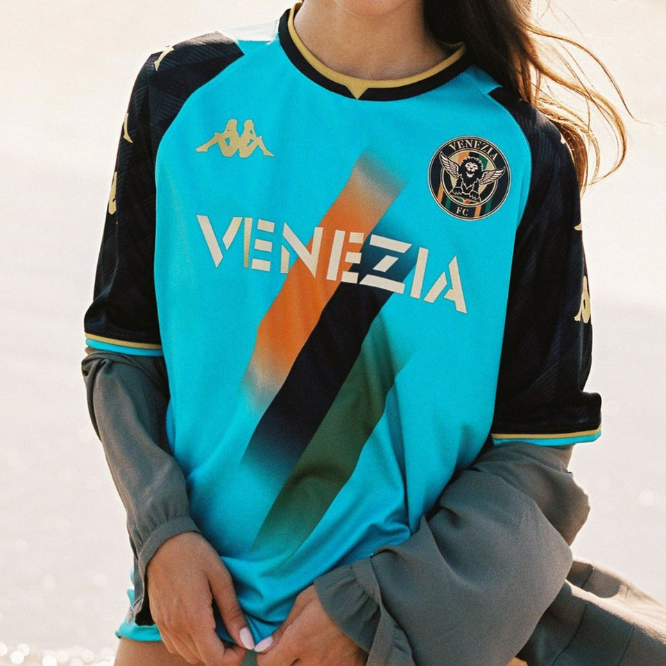 Venezia FC light blue Third Soccer jersey 2022 - Kappa