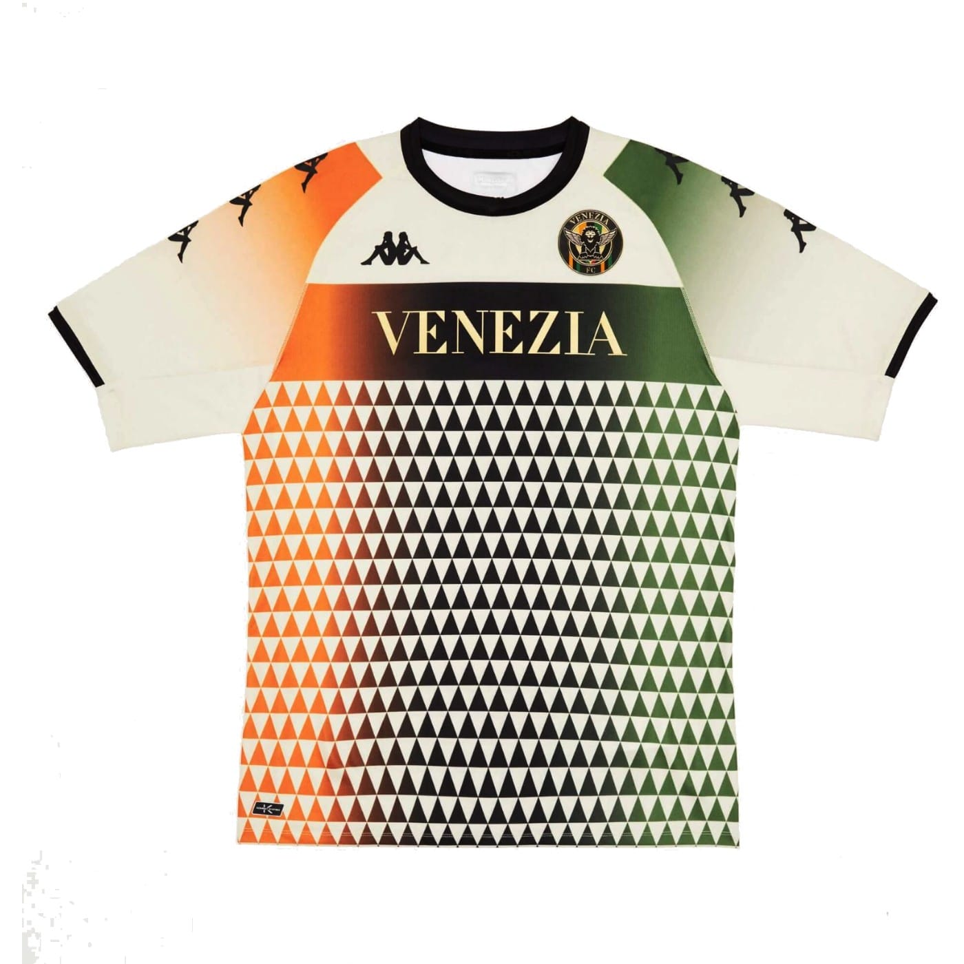 ヴェネツィアFC クリーム アウェイ サッカー ジャージ 2022 - カッパ