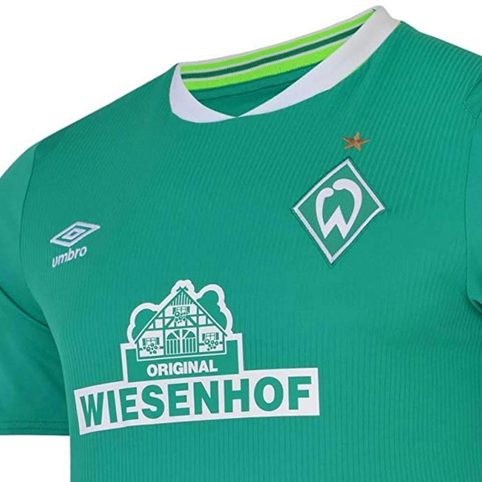 Werder Bremen Home soccer jersey 2019/20 - Umbro - SoccerTracksuits.com