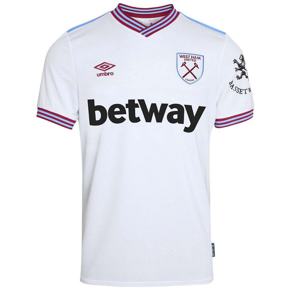 West Ham United Away soccer jersey 2019/20 - Umbro - SoccerTracksuits.com